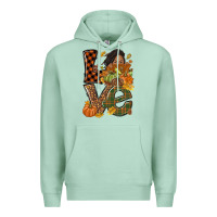 Seafoam Love Fall with afro woman Premium Hoodie - NancyCooperArtShop