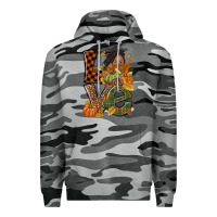 Slate Camo Love Fall with afro woman Premium Hoodie - NancyCooperArtShop