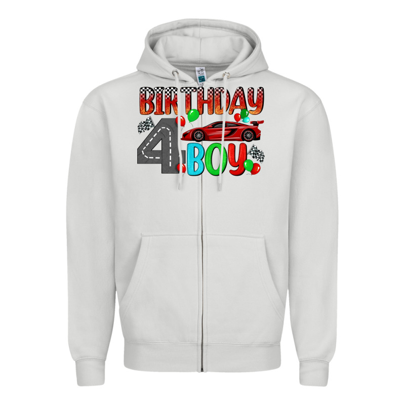 Birthday Boy 4 Zipper Hoodie by BundleAndBundleShop | Teevron