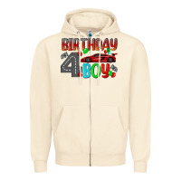 Sandshell birthday boy 4 Zipper Hoodie - BundleAndBundleShop