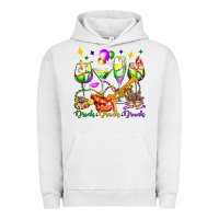 Pigment Lunar Rock drink drank drunk mardi gras wine glasses olivia Urban Hoodie - OliviaCreatesArt