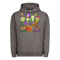 Pigment Tornado drink drank drunk mardi gras wine glasses olivia Urban Hoodie - OliviaCreatesArt