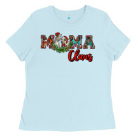 Baby Blue mama claus Ladies Tee - RanaPortraitStore