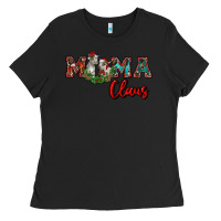 Black mama claus Ladies Tee - RanaPortraitStore