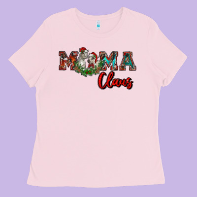 Mama Claus Ladies Tee Designed By Ranaportraitstore