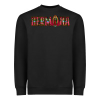 Black hermana floral aztec leopard Heavyweight Sweatshirt - Jasminsmagicworld