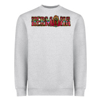Heather Grey hermana floral aztec leopard Heavyweight Sweatshirt - Jasminsmagicworld