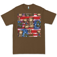 Cacao proud veteran seamless pattern Premium Tee - HRA Design Shop