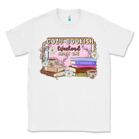 White cozy bookish weekend ticket Classic Tee - MaliasSmallBusiness