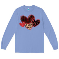 Leopard Hearts Long Sleeve Tee | Teevron
