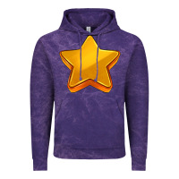 Cloud Purple 3d golden stars Vintage Hoodie - AdoDesignShop