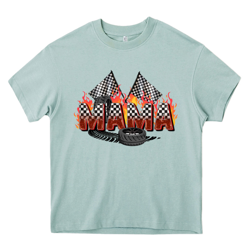 Race Mama Heavy Core Tee by Zillion Design Studio | Teevron