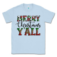 Dusty Blue merry christmas y'all Classic Tee - AdoDesignShop