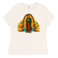 Bone sunflower our lady of guadalupe Ladies Tee - JahusDesignShop