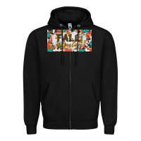 Black fall in love license plate Zipper Hoodie - BundleAndBundleShop