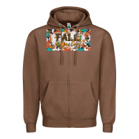 Chestnut fall in love license plate Zipper Hoodie - BundleAndBundleShop