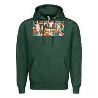 Sports Green fall in love license plate Zipper Hoodie - BundleAndBundleShop