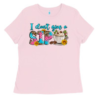 Bubblegum Pink i don't give a sip Ladies Tee - Zillion Design Studio