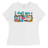 White i don't give a sip Ladies Tee - Zillion Design Studio