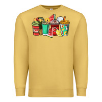 Antique Gold Fruits coffee cups Premium Sweatshirt - NancyCooperArtShop