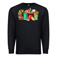 Black Fruits coffee cups Premium Sweatshirt - NancyCooperArtShop