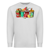 Dove Grey Fruits coffee cups Premium Sweatshirt - NancyCooperArtShop