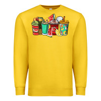 Lemon Fruits coffee cups Premium Sweatshirt - NancyCooperArtShop