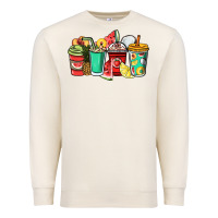 Sandshell Fruits coffee cups Premium Sweatshirt - NancyCooperArtShop