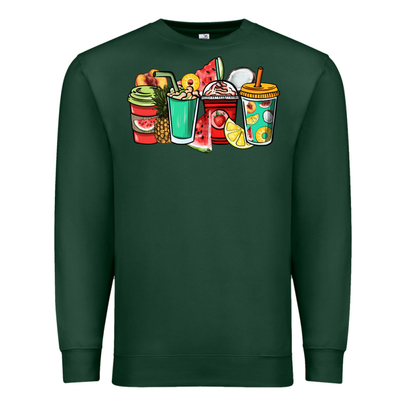 Fruits Coffee Cups Premium Sweatshirt by NancyCooperArtShop | Teevron