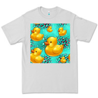 Dove Grey rubber duck seamless pattern Premium Tee - HRA Design Shop