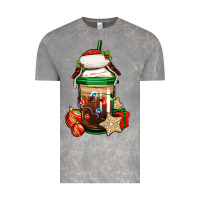 Cloud Rock Christmas vacation trapper hat coffee cup Vintage Tee - Jasminsmagicworld