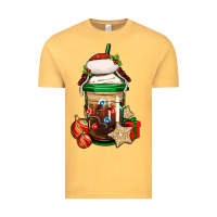 Vintage Mustard Christmas vacation trapper hat coffee cup Vintage Tee - Jasminsmagicworld