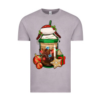 Vintage Zinc Christmas vacation trapper hat coffee cup Vintage Tee - Jasminsmagicworld