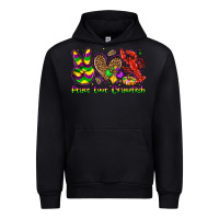 Black peace love crawfish olivia Urban Hoodie - OliviaCreatesArt