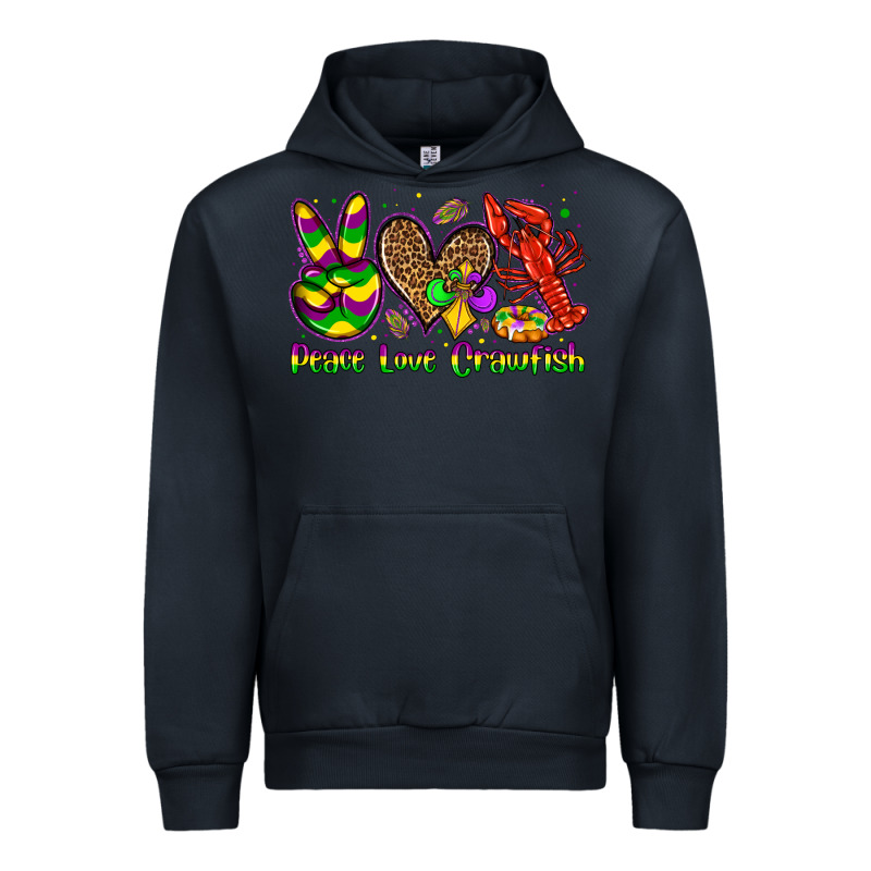 Peace Love Crawfish Olivia Urban Hoodie by OliviaCreatesArt | Teevron