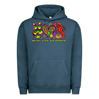 Pigment Midnight Navy peace love crawfish olivia Urban Hoodie - OliviaCreatesArt