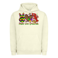Pigment Pistachio peace love crawfish olivia Urban Hoodie - OliviaCreatesArt