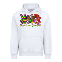White peace love crawfish olivia Urban Hoodie - OliviaCreatesArt