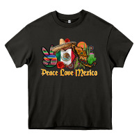 Asphalt peace love mexico Heavy Core Tee - CTS Tumbler Store