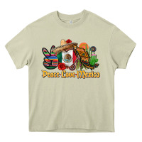 Mossy peace love mexico Heavy Core Tee - CTS Tumbler Store