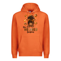 Carrot have a melanin christmas afro messy bun Premium Hoodie - texasbilliewilder