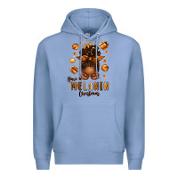 Colony Blue have a melanin christmas afro messy bun Premium Hoodie - texasbilliewilder