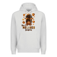 Dove Grey have a melanin christmas afro messy bun Premium Hoodie - texasbilliewilder