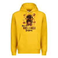 Lemon have a melanin christmas afro messy bun Premium Hoodie - texasbilliewilder