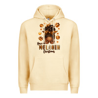 Pina Colada have a melanin christmas afro messy bun Premium Hoodie - texasbilliewilder