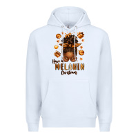 White have a melanin christmas afro messy bun Premium Hoodie - texasbilliewilder