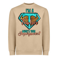 Mushroom i'm a teacher what's your superpower leopard Heavyweight Sweatshirt - Jasminsmagicworld