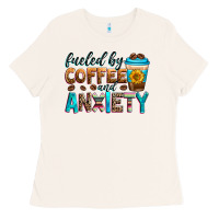 Bone fueled by coffee and anxiety Ladies Tee - Zillion Design Studio