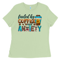 Matcha fueled by coffee and anxiety Ladies Tee - Zillion Design Studio