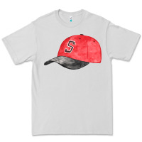 Dove Grey red softball cap fa element Premium Tee - FaDigitalArtStudio